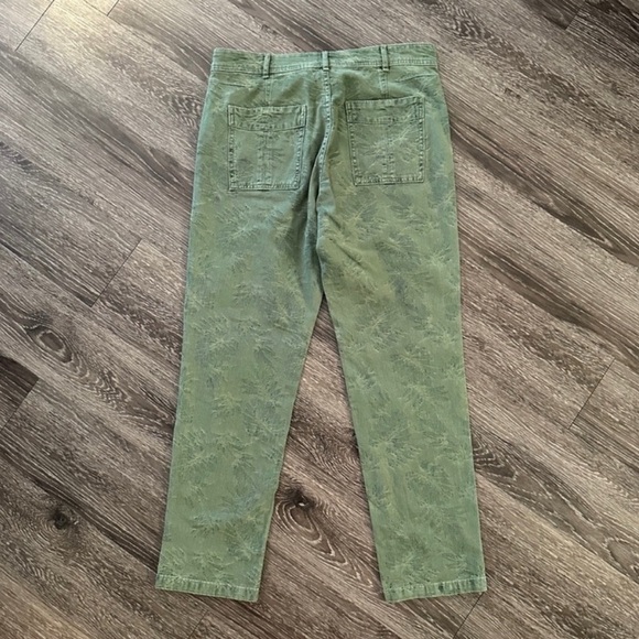 Anthropologie Pilcro the Wanderer Palm leaf pattern Size 30 - Picture 3 of 5